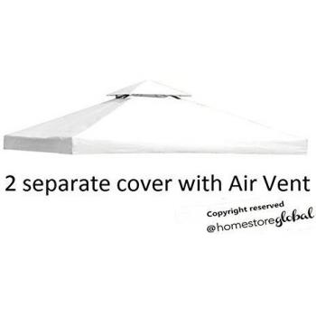 Canopy Dual Cancha 3M con Air Vent – 2 Piezas Blancas