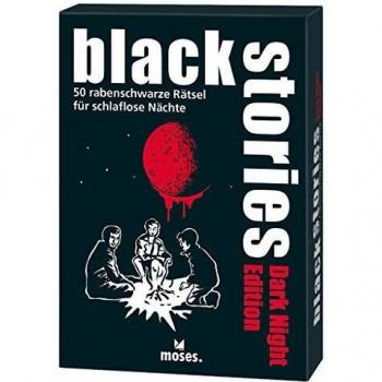 black 109679 stories Dark Night Edition: 50 rabenschwarze Rätsel für schlaflose Nächte, (black stories)