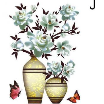 Pegatinas Decorativas de Planta 3D UD88