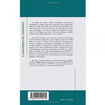LA POLITIQUE DU LOGEMENT 1981-1995 Transformations d'une politique publique controversée