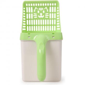 Kunststoff-Katzenstreu-Scoop mit Tasche