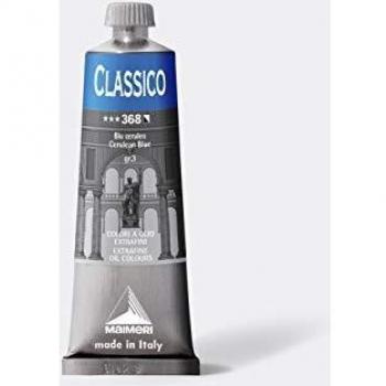 Peinture à l’huile Classico Maimeri 60 ml – Bleu Céruléen Intense