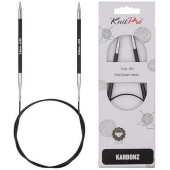 KnitPro Karbonz-Rundstitch Nadel 5 mm / 80 cm