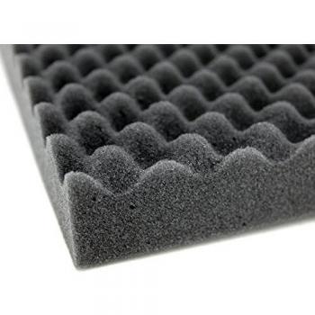 Panel de Aislamiento Acústico Noppen 4 cm, 2 ST, 2×1 m (Espuma Corrugada)