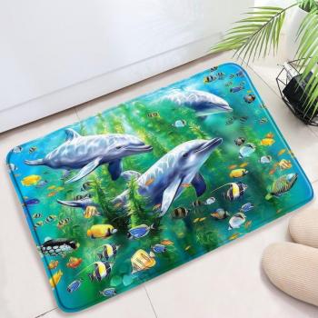 Undersea World Kitchen Floor Mat