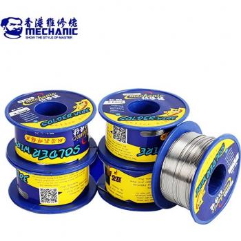 Alambre de estaño Doble núcleo para soldadura 60g, Sn63%/Pb37%, BGA refundido, 0.3/0.4/0.5/0.6/0.8/1.0mm