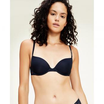 Sujetador balconette preformado con diseño de Tommy Hilfiger para mujer, en tonos azul marino profundo