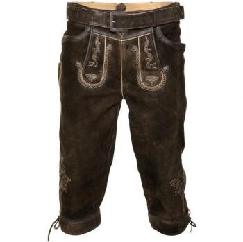 Herren-Lederhose mit Kniebund von MarJo
