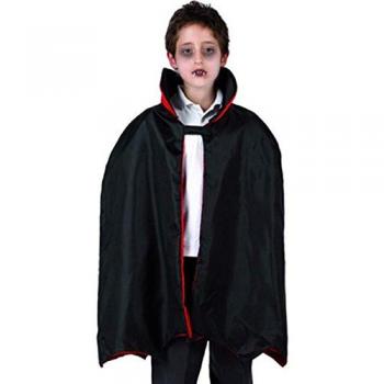 Red‑Black Bat‑Cut Vampire Cape for Boys – ATOSA Style