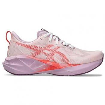 ASICS Novablast 5 für Damen – Farbe Weiß/Korallenriff – 43,5 EU