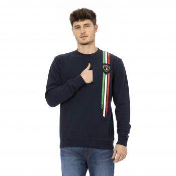Felpa Automobili Lamborghini con Logo Tricolore