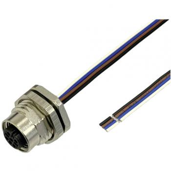 BKL Electronic M12 Sensor/Actuator Recess Mount Socket 0.5 m 3 Pins