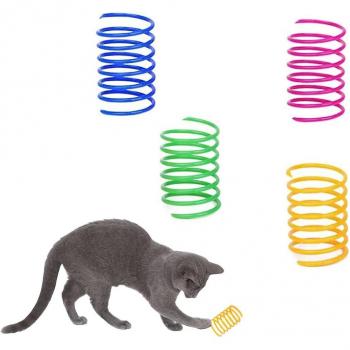 Juguetes de Resorte para Gatos, 12 Unidades