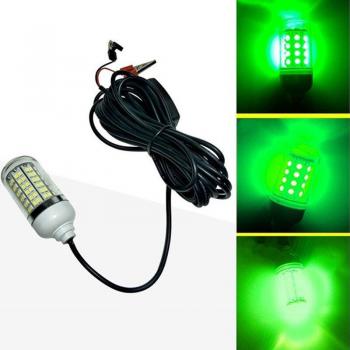 Luz LED Verde para Pesca de Crappie y Calamar 12V