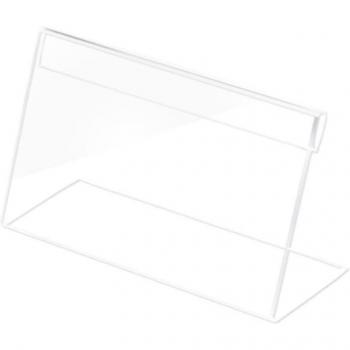 2/6pcs Acrylic T Shape Price Tag Holder
