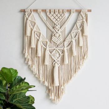 Boho Macrame Wall Art 55X70cm
