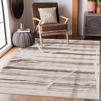 Carpet City Teppich »Moda«, rechteckig, 11 mm Höhe, Kurzflor, gestreift, weicher Flor