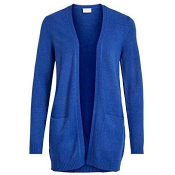 VILA VIRIL Cardigan mit Taschen für Damen in Royalblau, Größe S