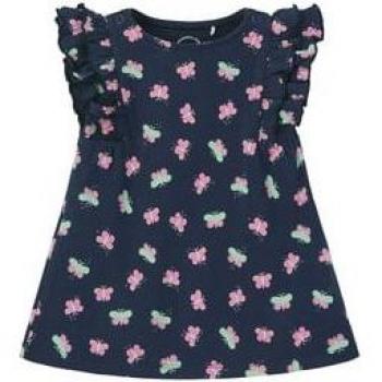 S. Oliver Robe Papillon Bleu Marine