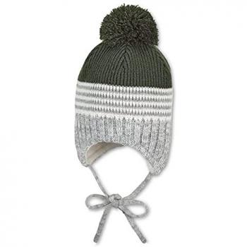 Sterntaler Strickmütze für Kinder dunkelgrün