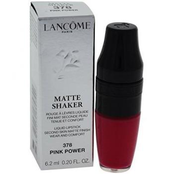 Lancome Matte Shaker Liquid Lipstick Dauerhaft 378 Pink Power