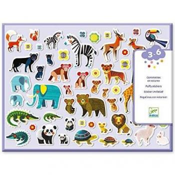 Pegatinas de Animales con Volumen