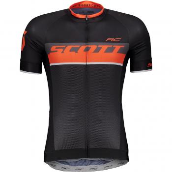 Scott RC Pro Fahrradtrikot kurz schwarz/orange 2018: Größe: S