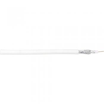 Interkabel AC 78-1 Coaxial Cable, 4.50 mm OD, 75 Ω, White, Sold by the Meter