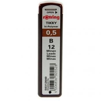 High-Quality rOtring Lead Refills 0.50mm B (12-Pack)