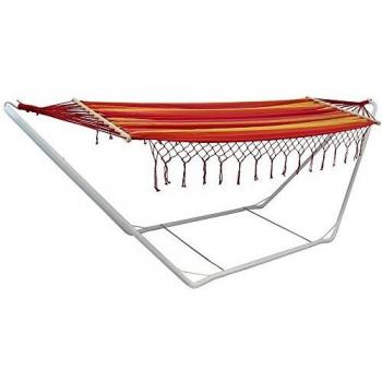 Amaca Giardino 200×100 cm con Frangia in Cotone