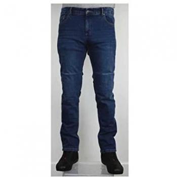 Jeans Moto Blu S Design a Taglio Dritto