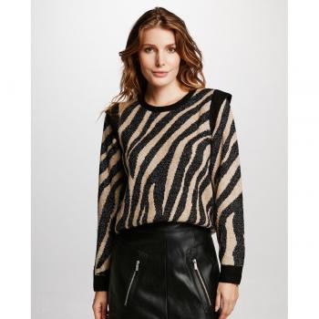 Vila Strickkleid mit Glitzerpartikeln