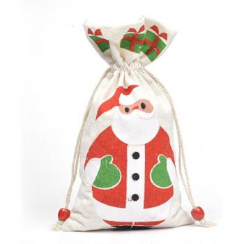 Bolsa de Dulces Navideños con Diseño de Caramelos y Cortina