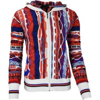 XL Colorful Hooded Cardigan for Women by Carlo Colucci