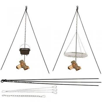 Chain-Attached Tripod Fruit Display Stand