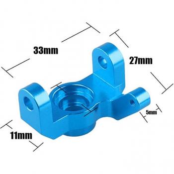 Aluminum Steering Hub Carrier (L/R) 0005 for WLtoys 12428 12423 1/12 FEIYUE Desert Eagle FY03