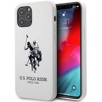 Cover in silicone bianco per iPhone 12 Pro Max 6,7”