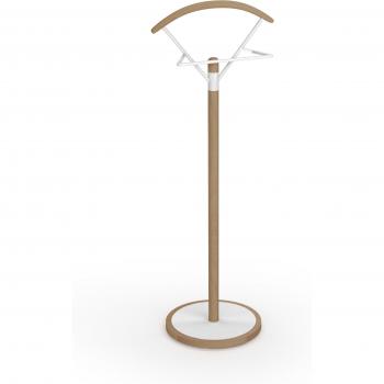 Galán de noche Herdasa en madera de haya fresno-blanco 117x42x34 cm