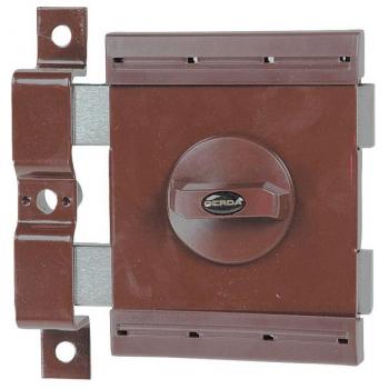 Cadenas à applique certifié ZX, finition marron gauche – MP ZN GE ZB