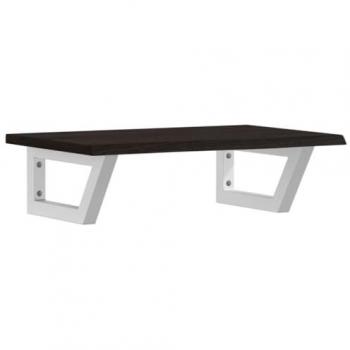 Steel & Oak Wall‑Shelf for Bathroom Basins – vidaXL