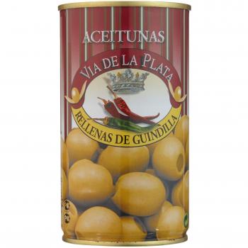 Aceitunera del Guadiana Chili gefüllte Oliven, 3er Pack (3 x 0.35 kg)