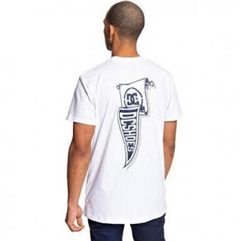 T-shirt DC Shoes Uomo Pennant SS Snow White