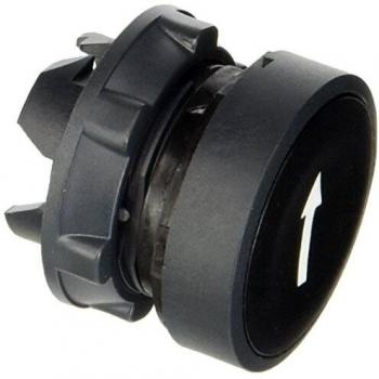 Pulsante Piano Nero con Freccia