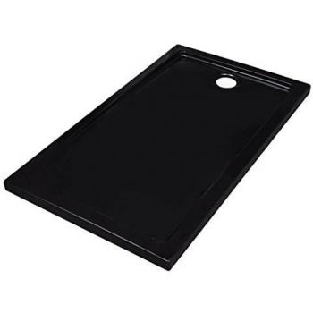 Plato de Ducha Negro 70×120cm Vida XL