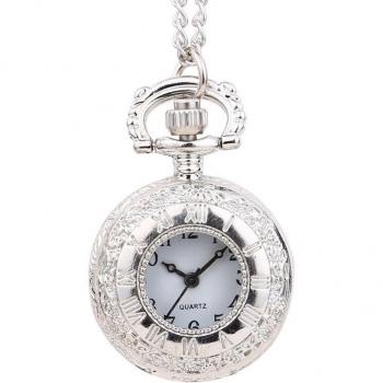 Reloj de Pulsera de Cuarzo Suave Negro con Caja de Plata Modelo Hunter #4M14