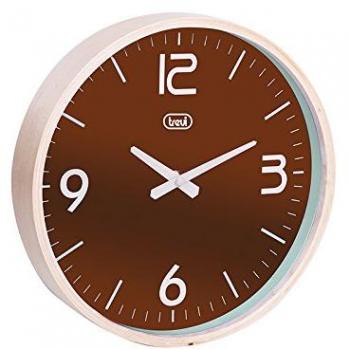 Orologio da Parete in Legno Naturale 25 cm