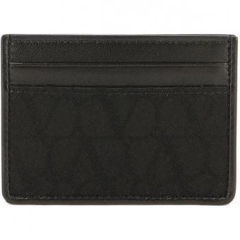 Portefeuille Valentino Garavani en Cuir Noir pour Homme