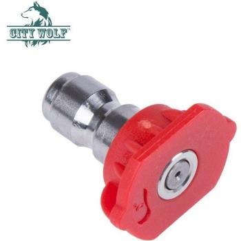 Car Washer Stainless Steel Nozzle Tips Set 0° 15° 25° 40° with Soap Nozzle 280bar 4000psi