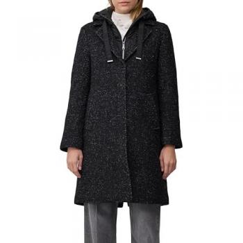 Manteau noir en laine S.OLIVER 42
