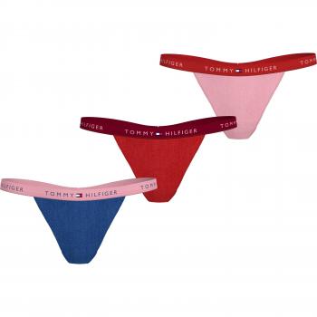 Tommy Hilfiger Frauen String mit elastischem Bund 3er-Pack